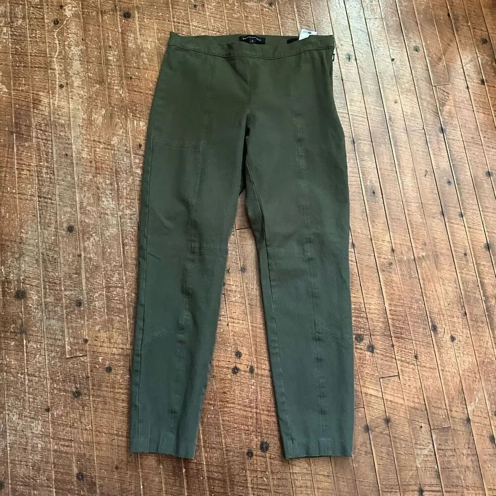 Ann Taylor Devon fit olive green 6 business casual chino pants
